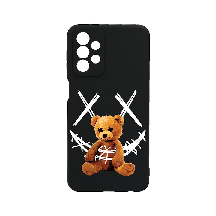 BestCase Slim Silicon 0.8MM telefontok, Samsung Galaxy A33 5G, Teddy Bear Smile, Kamera védő, c-B 982