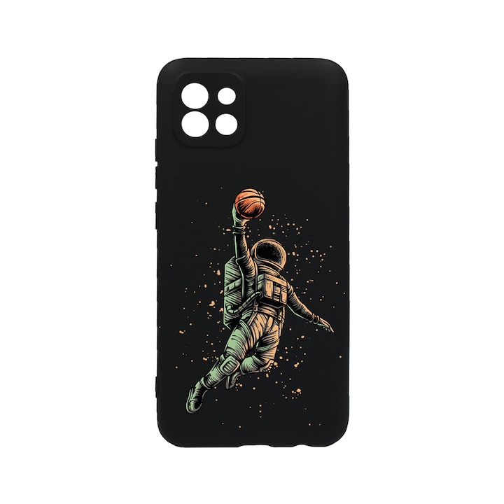 BestCase Slim Silicon 0.8MM telefontok, Xiaomi Mi 11 Lite 5G / 4G / NE, Astronaut Basketball, Kamera védő, c-B 1003