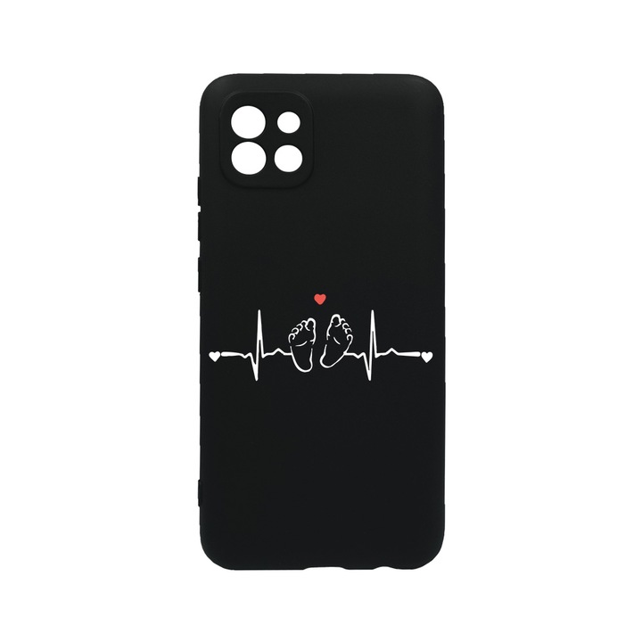 Husa BestCase® Slim SIlicon 0.8MM, Compatibila Cu Samsung Galaxy A22 5G, My Little Love, Rezistenta la uzura, Protectie Camera, c-B 966