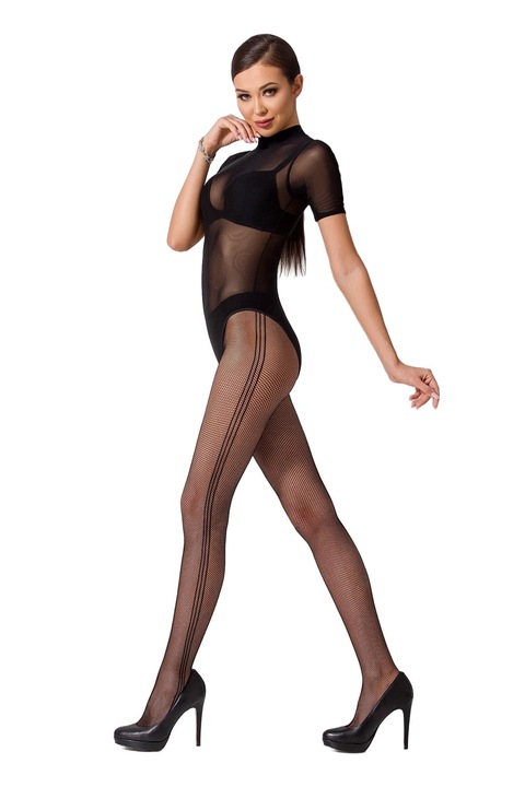 Dres dama, Passion, Lycra, Negru 3/4