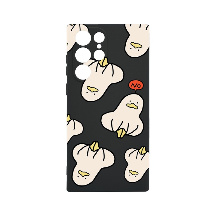 Husa BestCase® Slim SIlicon 0.8MM, Compatibila Cu Samsung Galaxy S23 Ultra, Duck Pattern, Rezistenta la uzura, Protectie Camera, c-B 1015