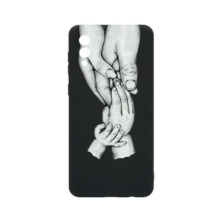 BestCase Slim Silicon 0.8MM telefontok, Samsung Galaxy A02 / Galaxy M02, Family, Kamera védő, c-B 959
