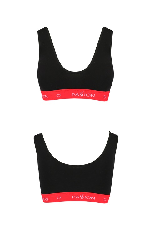 Sutien dama, Passion, Bumbac, Negru, Negru
