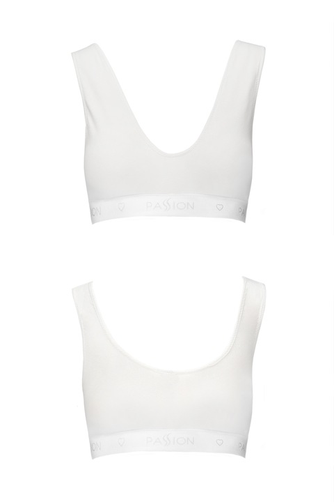 Sutien dama, Passion, Bumbac, Alb, Alb