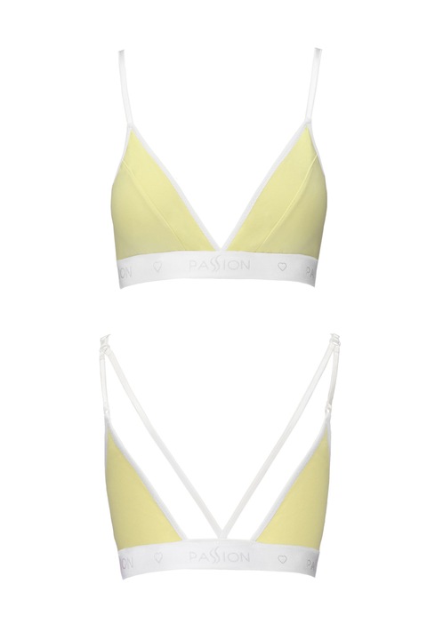 Sutien dama, Passion, Bumbac, Galben L