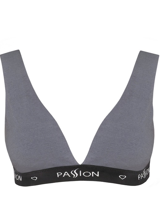 Bustiera, Passion, Bumbac-Gri, Gri inchis