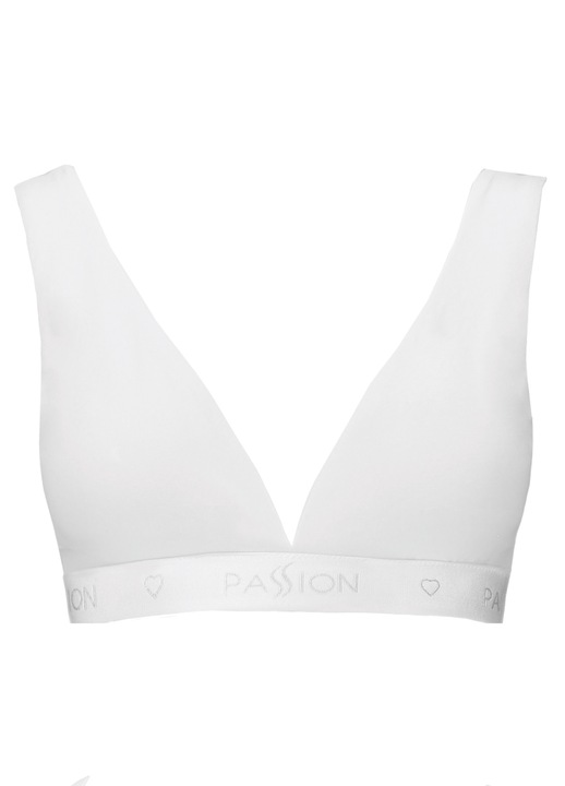 Bustier, Passion, Cotton-Grey, Fehér, L