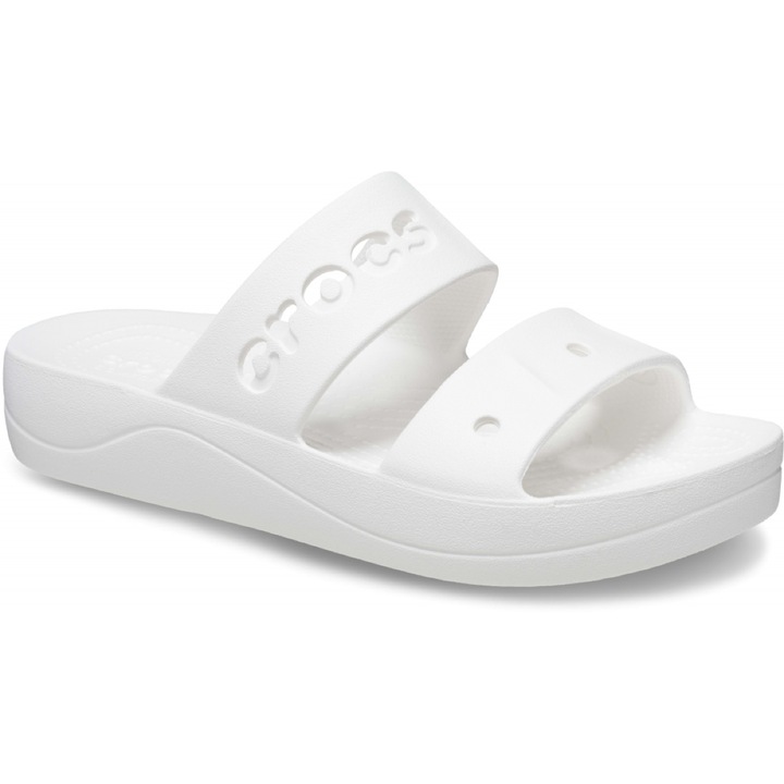 Sandale Femei, Crocs, Baya Platform Sandal, Alb, Alb