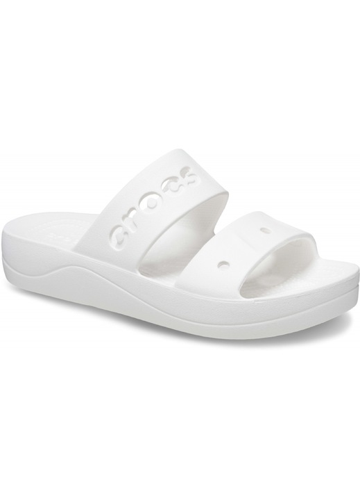 Sandale Femei, Crocs, Baya Platform Sandal, Alb, Alb