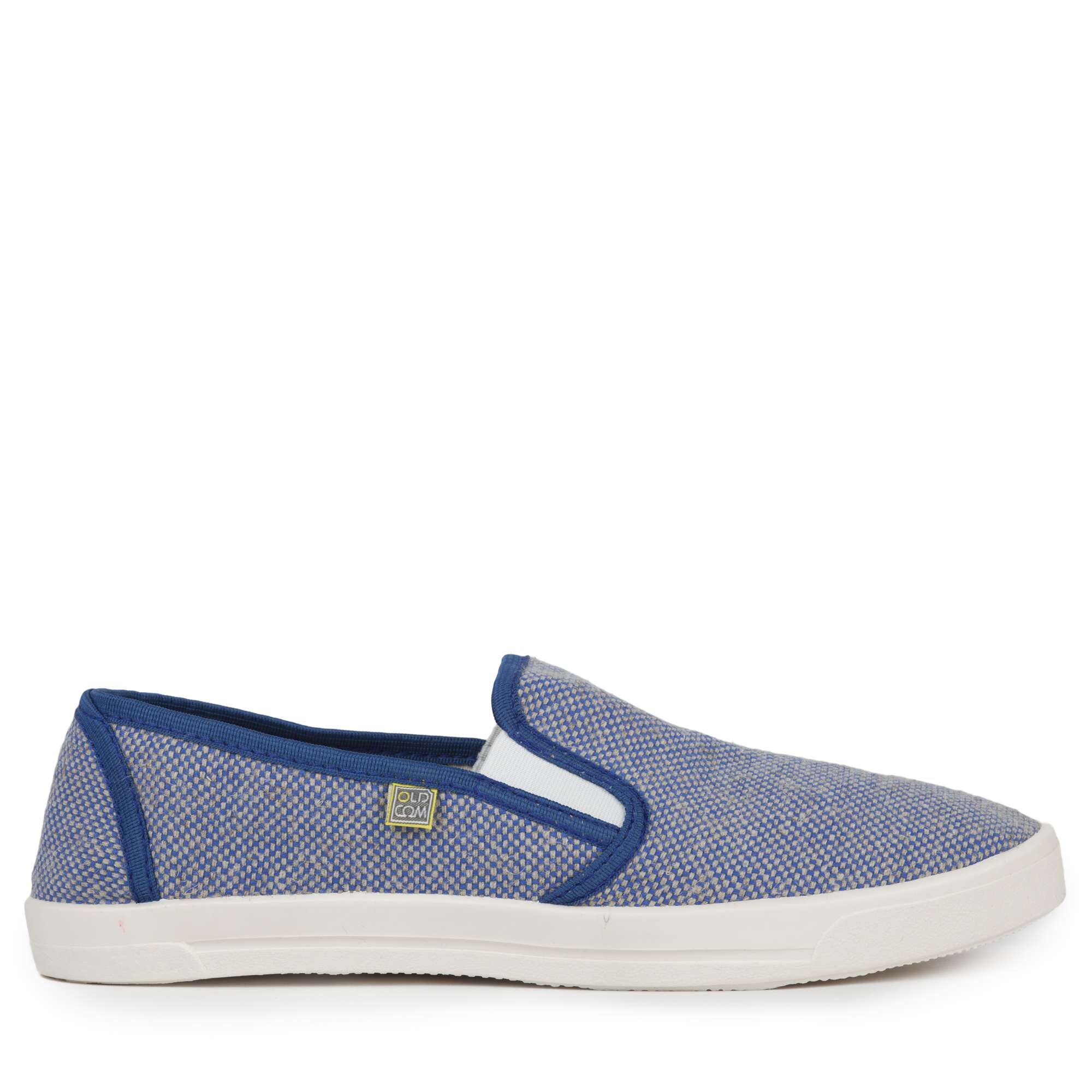 Tenisi Slip-on COOPER din IN bleu unisex, OLDCOM