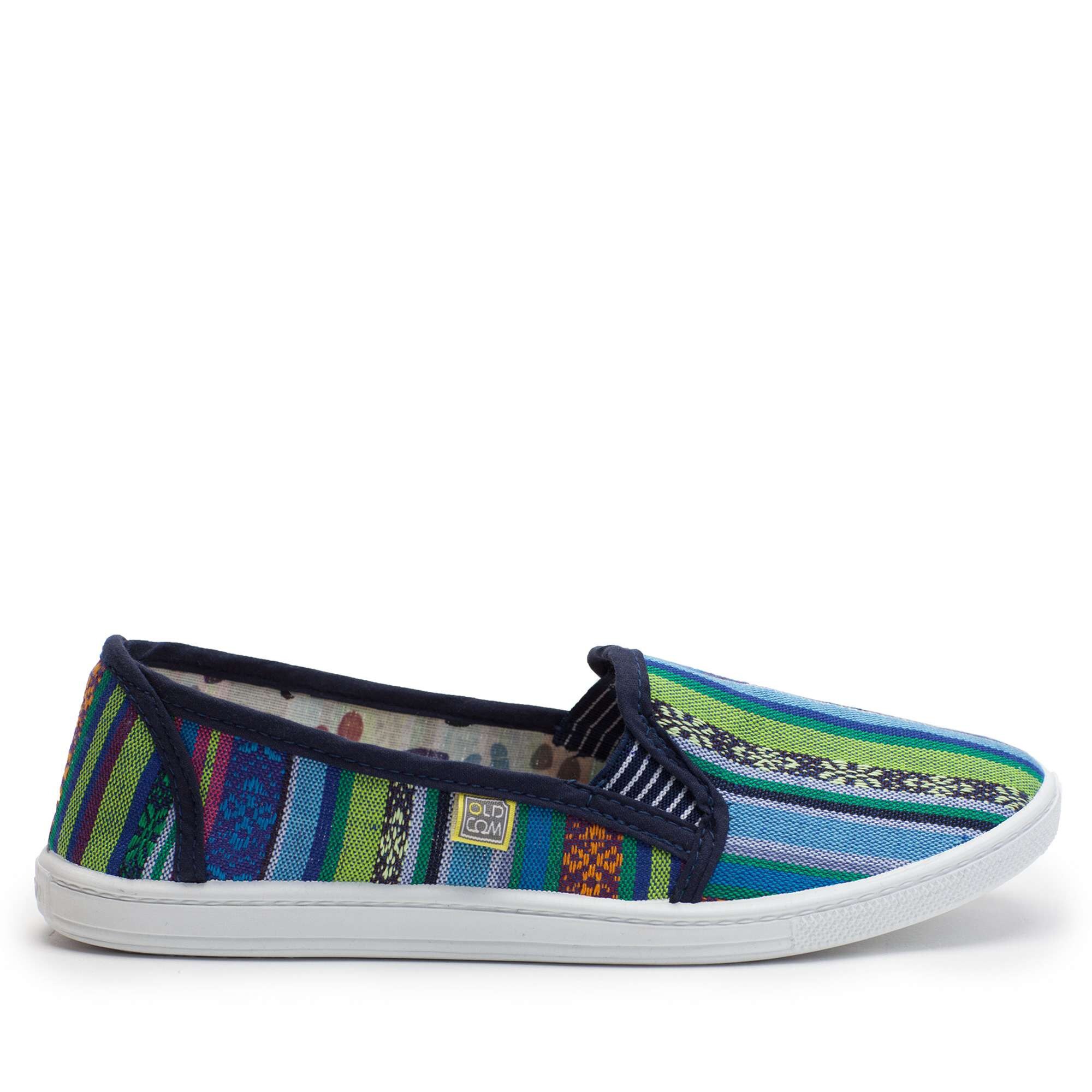 Tenisi Slip-on ETNO BLUE pentru dame OLDCOM