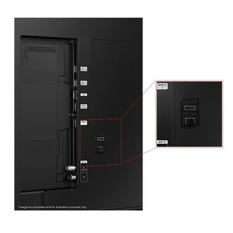 Televizor, Samsung, 55", Bluetooth 4.2, Wi-Fi, 3xHDMI, 2xUSB, Negru
