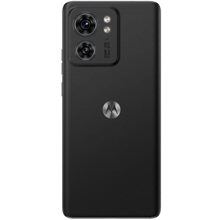 Смартфон Motorola Edge 40, Dual SIM, 256GB, 8GB RAM, 5G, Leather Eclipse Black
