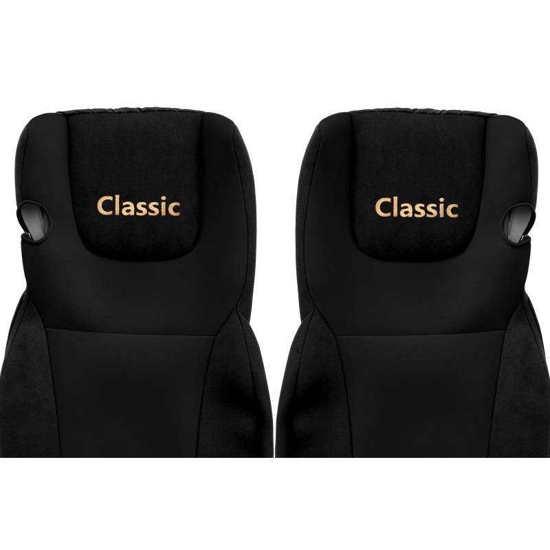 Set 2 huse scaun camion, F-core PS29 Classic, DAF XF 105, XF 106, negru ...
