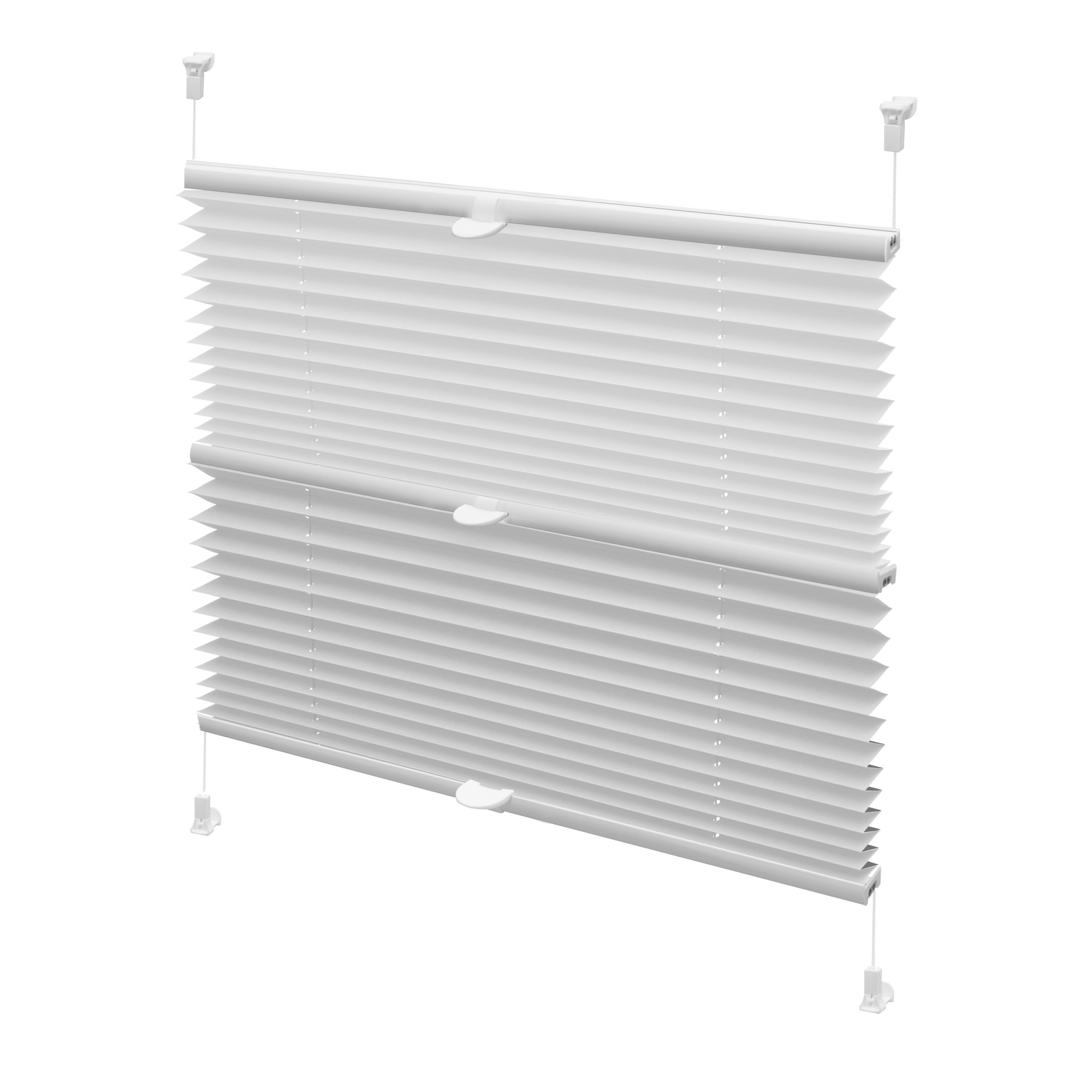 Щора плисе Sunpro Дуо, бял, 68х150 см - eMAG.bg