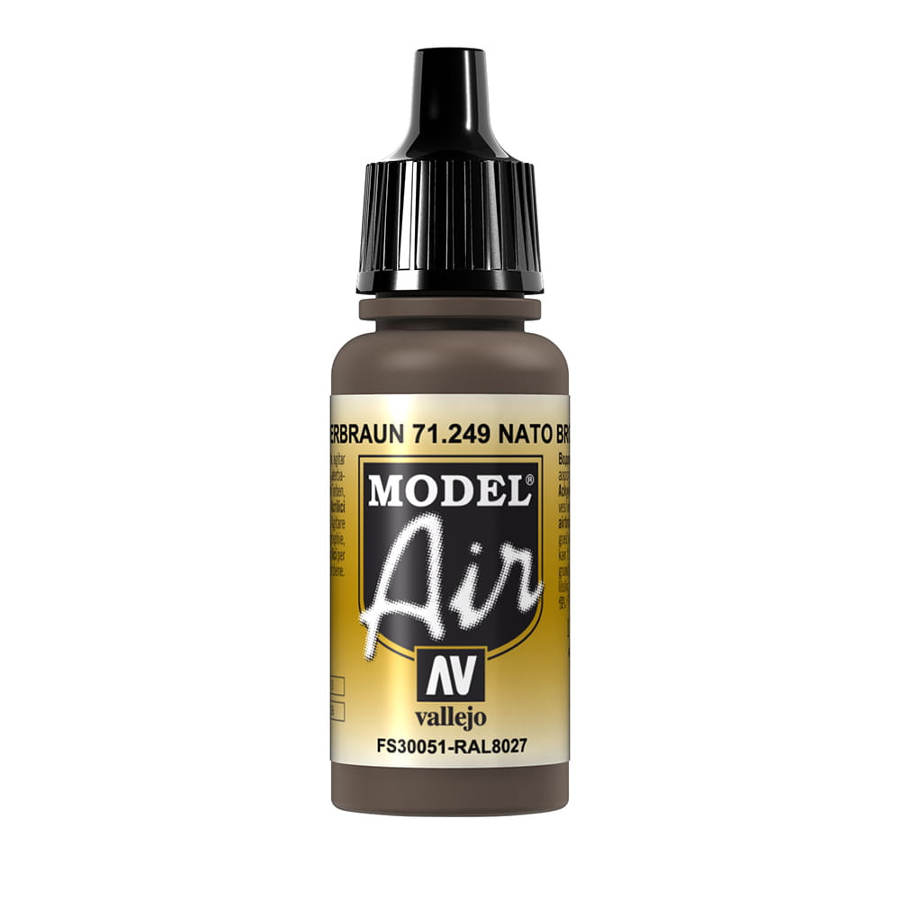 Vallejo Model Color 70.871 Leather Brown Matte Acrylic Paint - 17ml Bottle 7 thumbnail image