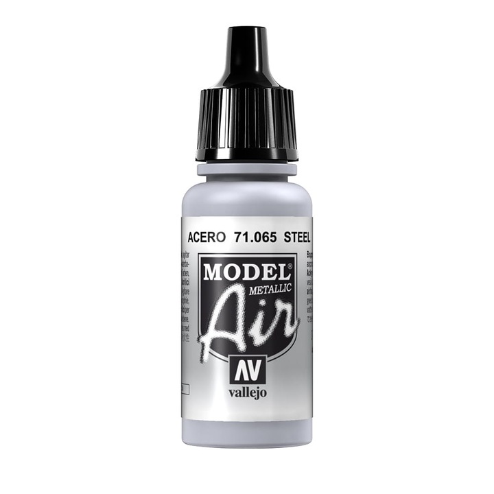 Festék Vallejo Model Air 71.065 Acél 17ml