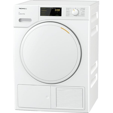 Uscator de Rufe MIELE TWC 560 WP, EcoSpeed, Pompa de Caldura, 8 kg, 12 Programe, Clasa A+++, Alb