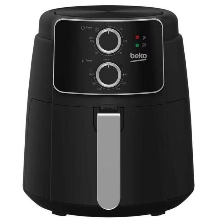 Friteuza cu Aer Cald BEKO FRL2242B, 3.9kg, 1500W, Negru-Argintiu