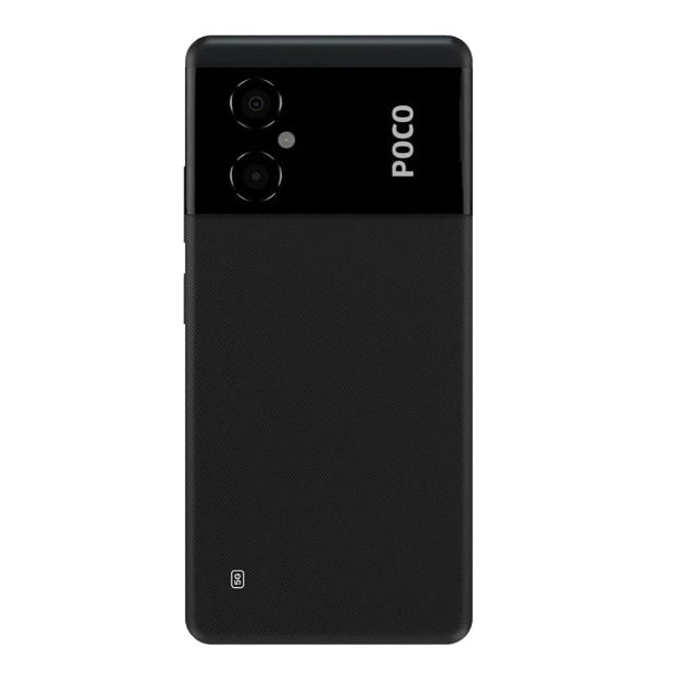 Telefon Mobil Poco M4 5G, Procesor MediaTek MT6833 Dimensity 700, IPS LCD 6.58", 4GB RAM, 64GB Flash, Camera Duala 13+2MP, Wi-Fi, 5G, Dual Sim, Android, Negru