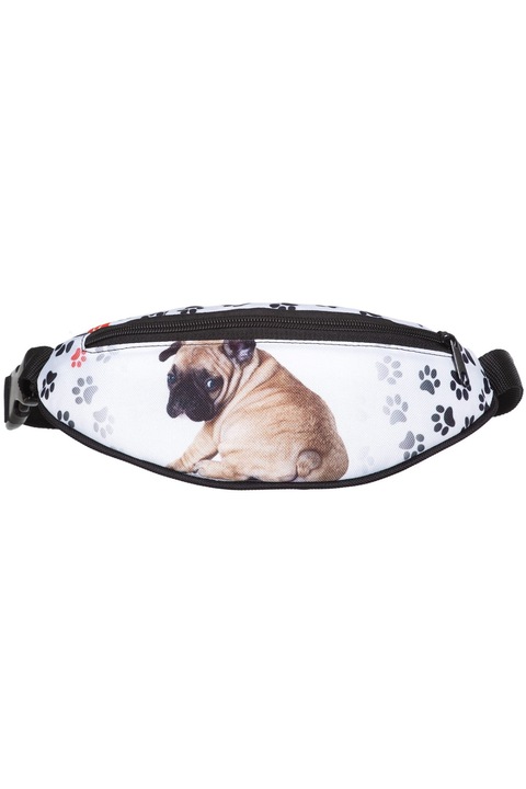 Geanta medie de dama, Kaletnik, Din codura, De umar, Alb/bej/negru