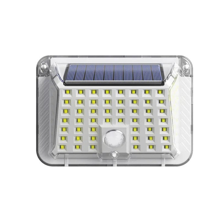 Lampa solara de perete, 90 LED-uri SMD, senzor de miscare, IP65