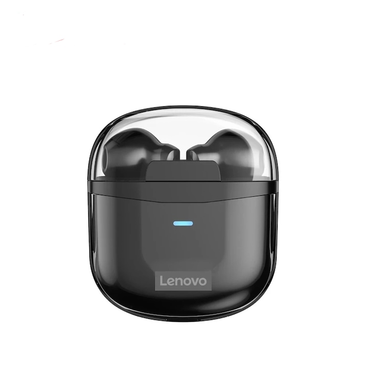 Безжични слушалки, Lenovo XT96, Bluetooth 5.1, Спорт, Шумопотискане, Черни