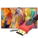 Cablu High-Speed HDMI v1.4, 5m, plug-plug, 4K, 3D, negru rosu