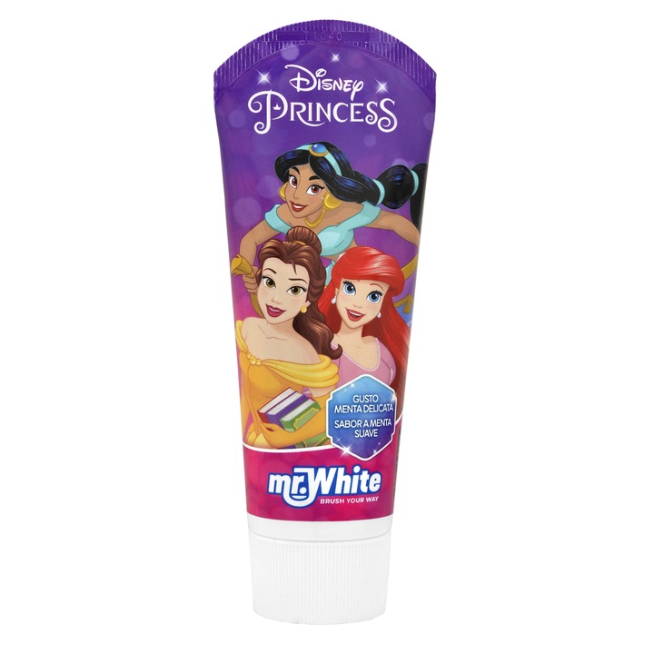 Pasta de dinti Princess Disney copii+3 ani aroma Menta 75ml