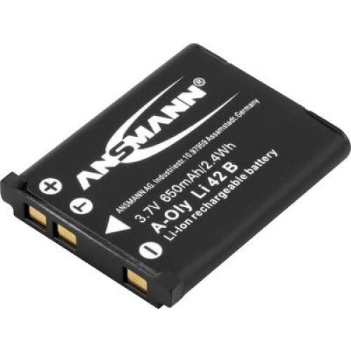 Akku Für Olympus Li-42B – 3,7V, 620 MAh, Li-Ion, Ersatzakku Für Kameras, Inkl. Schutzelektronik