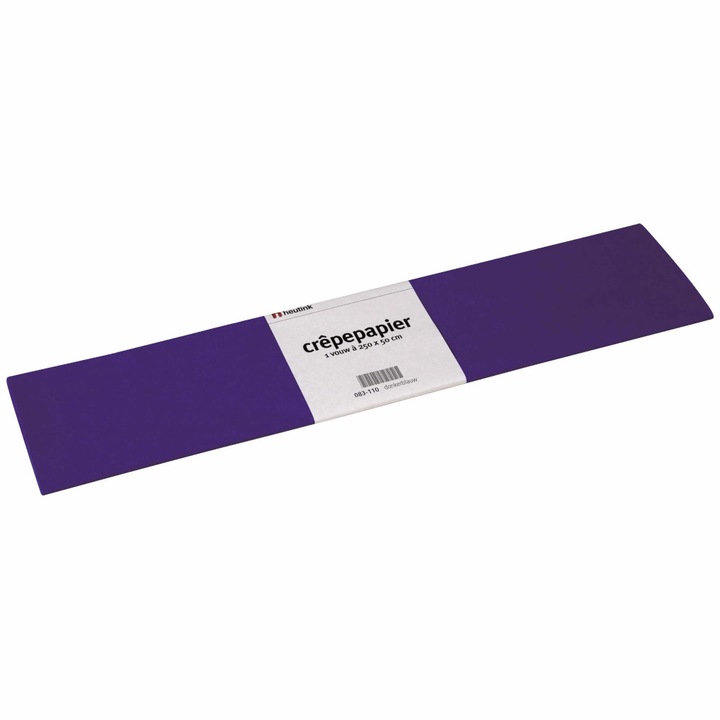 Set de 10 buc hartie creponata albastru inchis, Heutink