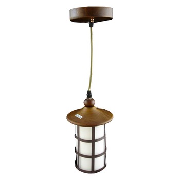 Pendul Cilindru Lemn 1X60W E27 Pendul Cilindru Lemn 1X60W E27