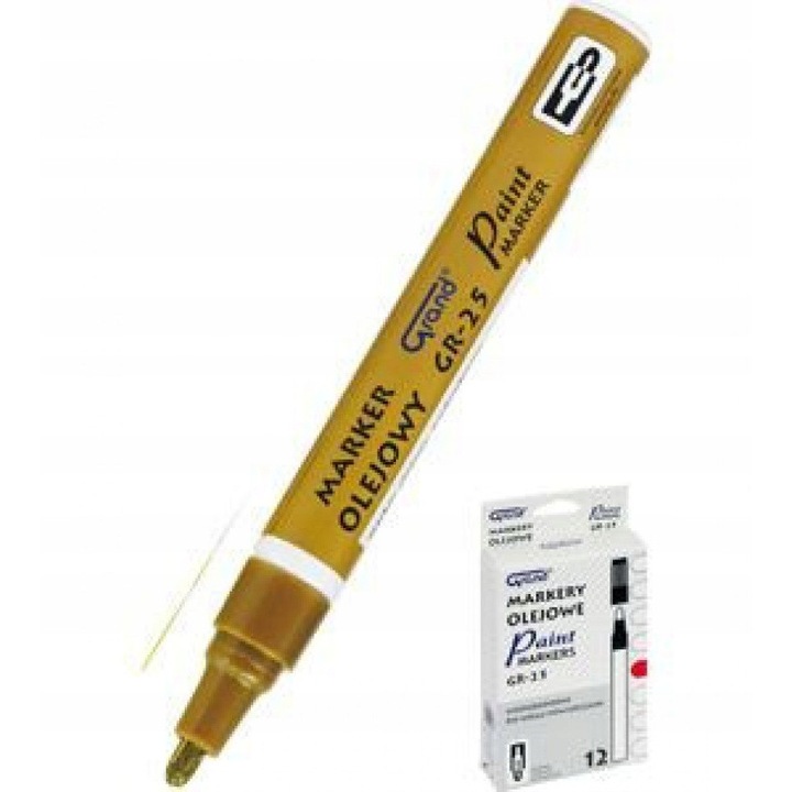 Златист маркер с масло за рисуване и декориране