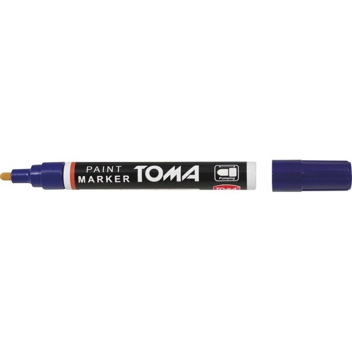 Marker ulei, Toma, Varf 2.5 mm, 10 ml, Mov