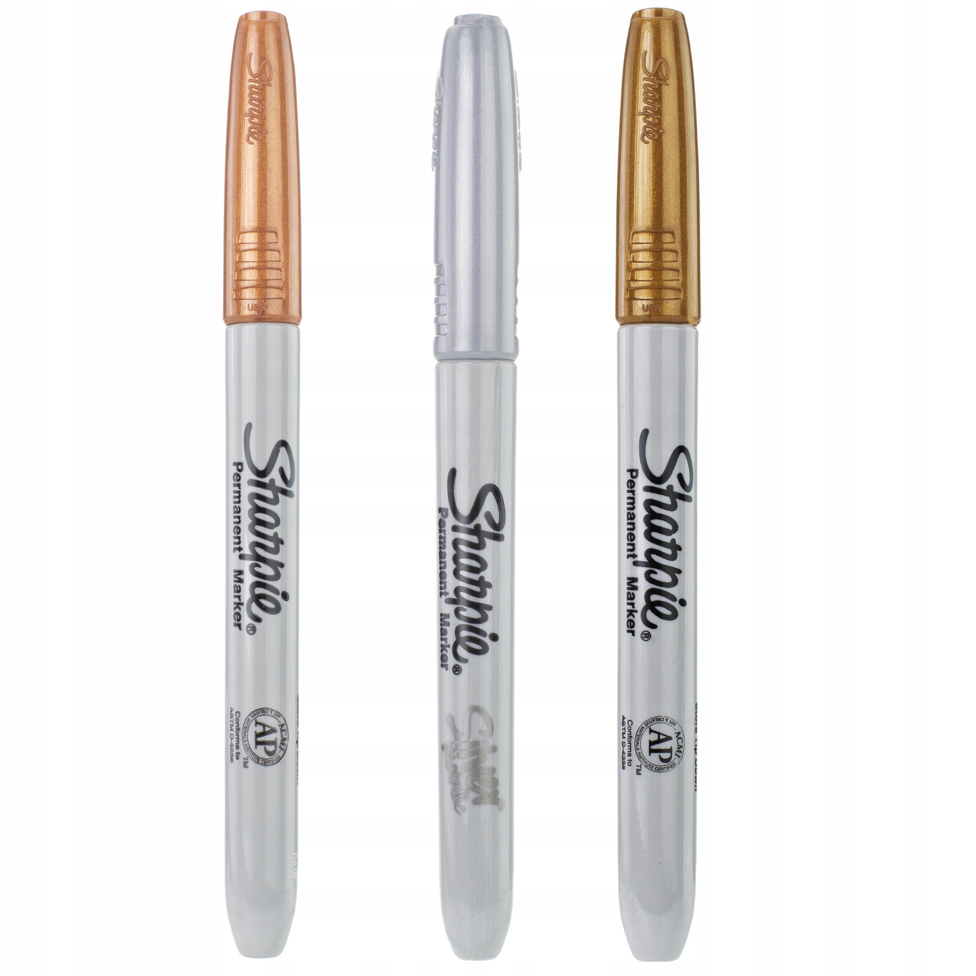 Set 3 markere metalice, Sharpie, Nontoxic, Multicolor eMAG.ro