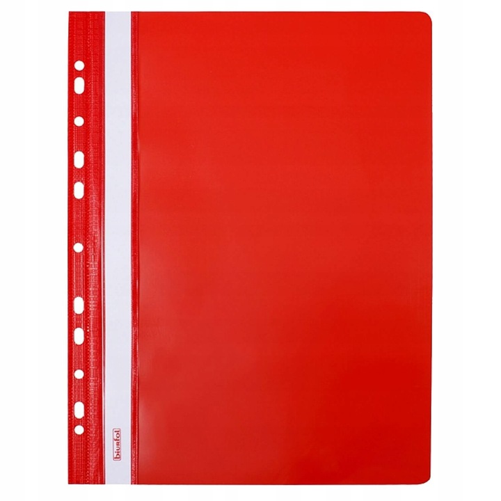 Папки Biurfol, А4, PVC, Червени, 20 бр