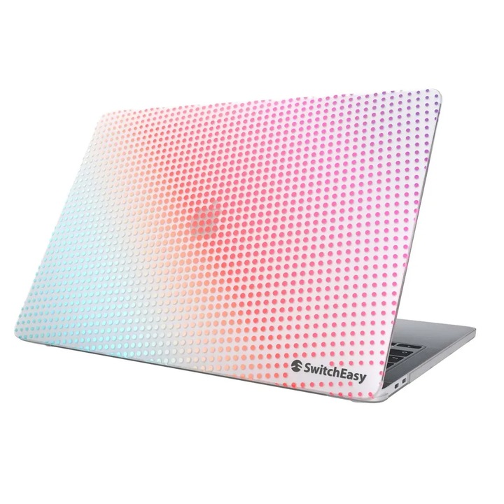 Калъф SwitchEasy Artist Protective, Dots, за MacBook Pro 13″ (M2/M1/INTEL 2016-2022 модели), Aurora