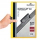 Папка с щипки Durable, A4, PVC, жълта