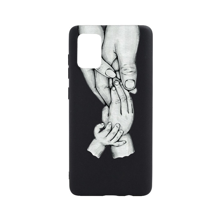 BestCase Slim Szilikon 0.8MM telefontok, Samsung Galaxy S10 Lite / Galaxy A91, Family, B 959