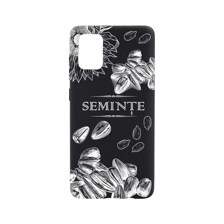 Husa BestCase® Slim SIlicon 0.8MM, Compatibila Cu Samsung Galaxy A72, Seminte, Rezistenta la uzura, B 1068