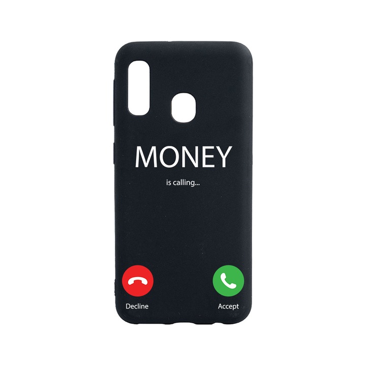BestCase Slim Szilikon 0.8MM telefontok, Huawei P30 Lite, Money Is Calling, B 986