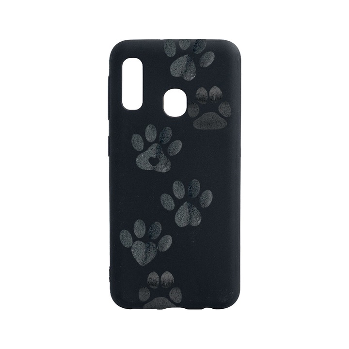 BestCase Slim Szilikon 0.8MM telefontok, Huawei P30 Lite, Dog Paw, B 1013