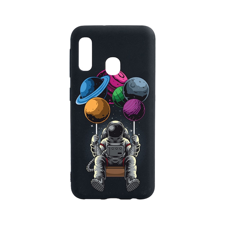 BestCase Slim Szilikon 0.8MM telefontok, Huawei P30 Lite, Astronaut, B 995