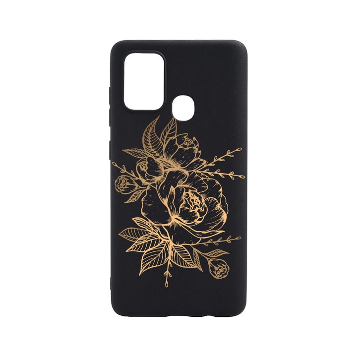 BestCase Slim Szilikon 0.8MM telefontok, Realme C25s / 7i Global, Golden Rose, B 989