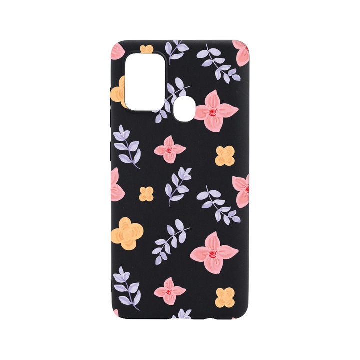 BestCase Slim Szilikon 0.8MM telefontok, Realme C12, Flower Pattern, B 978