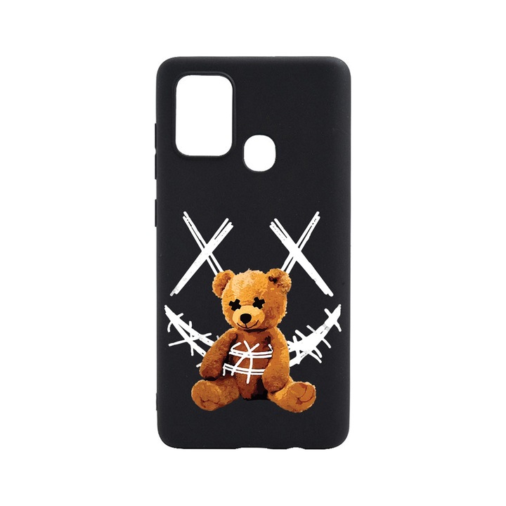 BestCase Slim Szilikon 0.8MM telefontok, Realme C25s / 7i Global, Teddy Bear Smile, B 982