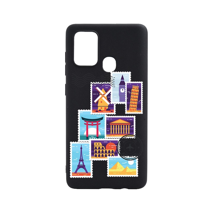 Силиконов калъф BestCase за Realme C25s / 7i Global, Mail on the way, 0.8MM Slim, Black Silicon Series, B 979