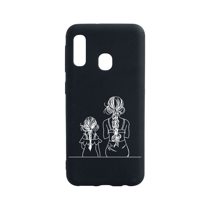 BestCase Slim Szilikon 0.8MM telefontok, Huawei P30 Lite, Mom And Daughter, B 1048