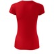 Tricou de sport, Pentru dama, 100% Poliester, Uscare rapida, Croiala cambrata, Rosu