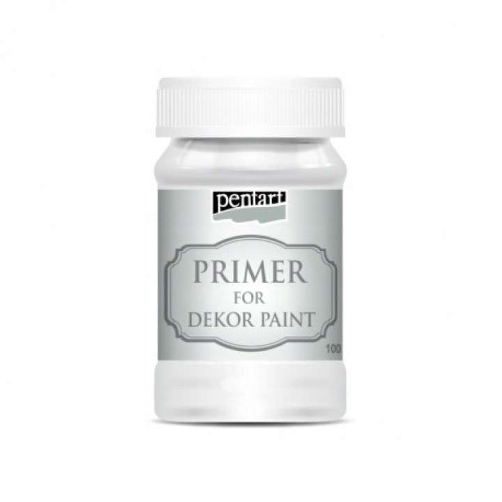 Primer pentru vopsea, Pentart, 100ml, Alb